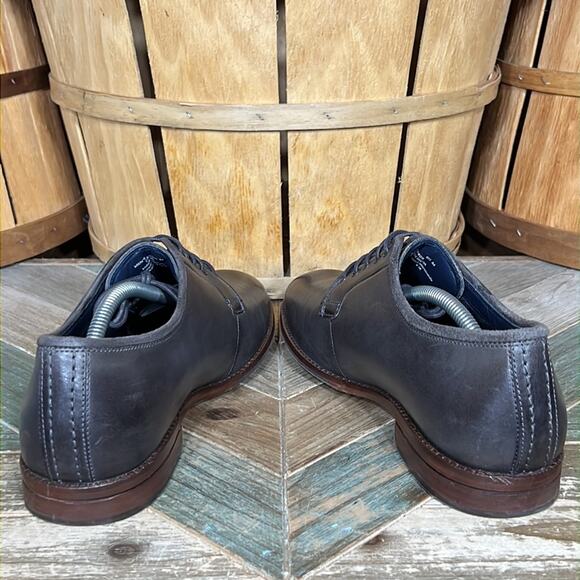Cole Haan Warner Grand Postman Burnished Gray Leather Oxfords Shoes Mens 9.5 main image 8